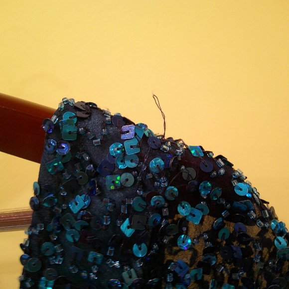 Scala Blue Sequin Mini Dress - Picture 5 of 10